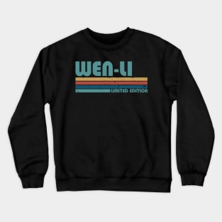 Proud Limited Edition Wen-li Name Personalized Retro Styles Crewneck Sweatshirt